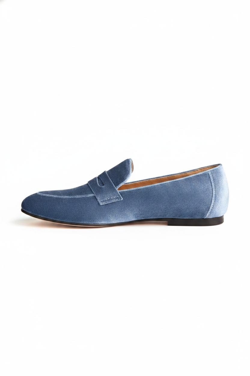 Helena | Women's Classic Velvet Slip-On Loafers
