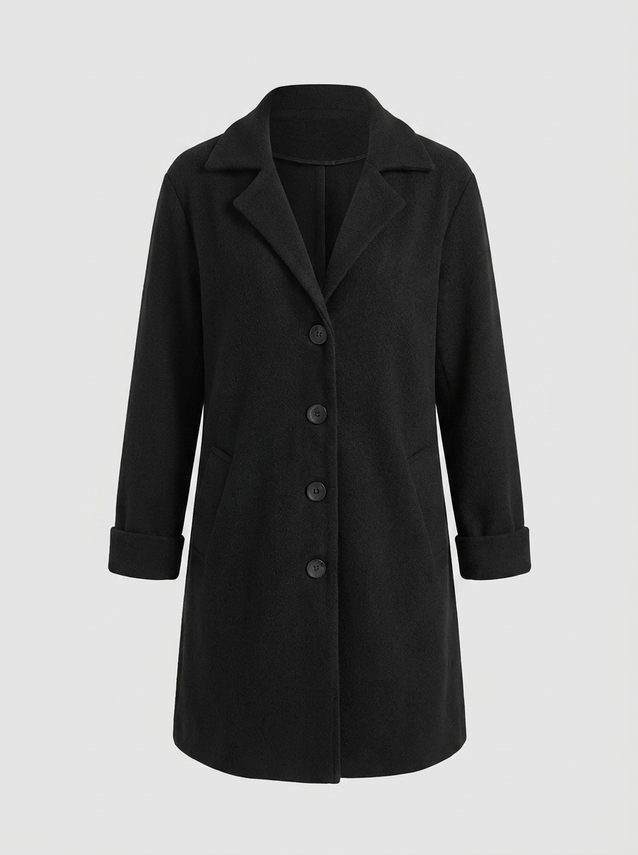 Colombine | Women's Longline Button-Front Blazer Coat