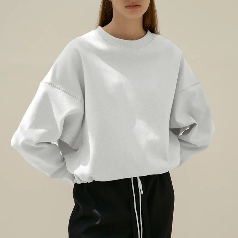 Women's Oversized Cotton Hoodie Pullover Streetwear