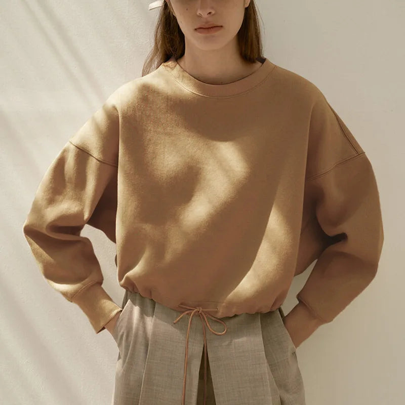 Women's Oversized Cotton Hoodie Pullover Streetwear