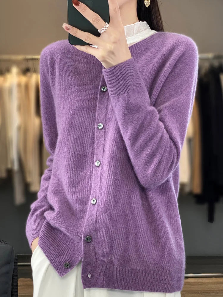 Vera | Women's Buttoned Knit Cardigan