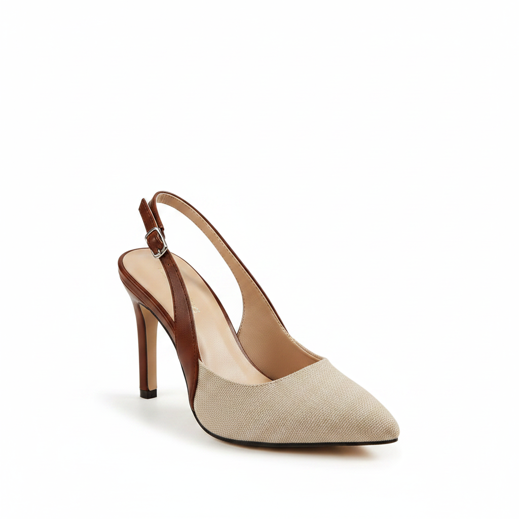 Amelie | Women's Contrast Color Slingback Pumps