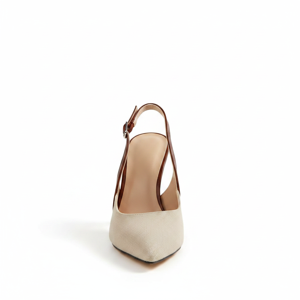 Amelie | Women's Contrast Color Slingback Pumps