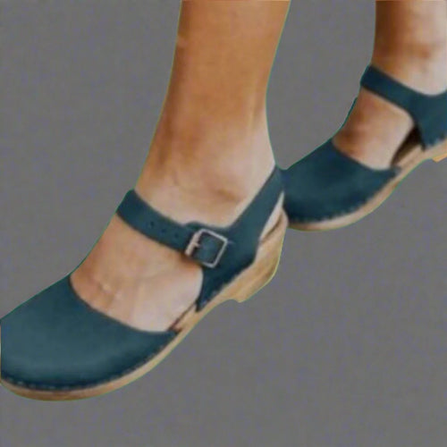 Britta | Women's Platform Clog Ankle Strap Heel