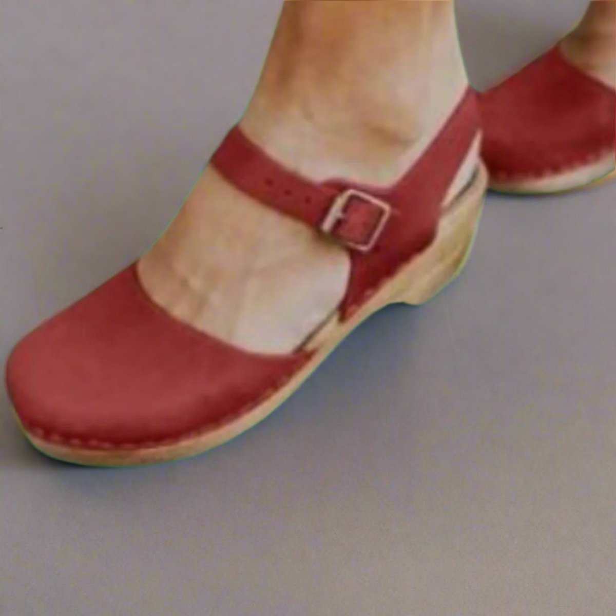 Britta | Women's Platform Clog Ankle Strap Heel
