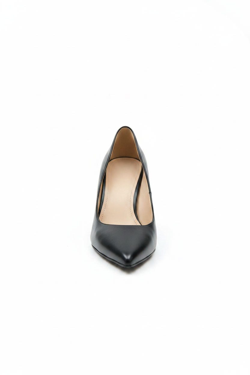 Caroline | Women's Suede Pointed Toe Kitten Heels
