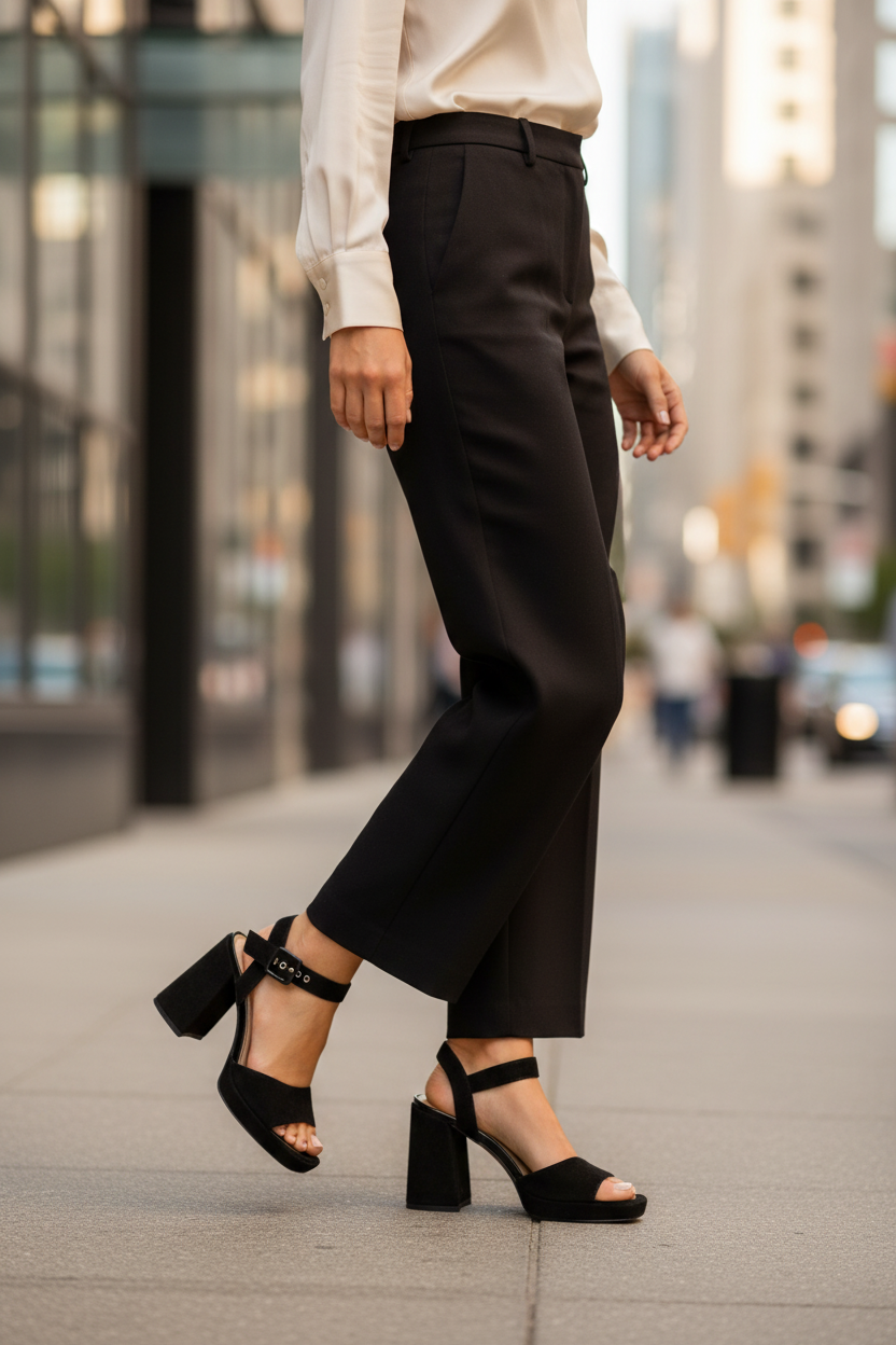 Chiara | Women's Leather Pointed Toe Pumps in Black