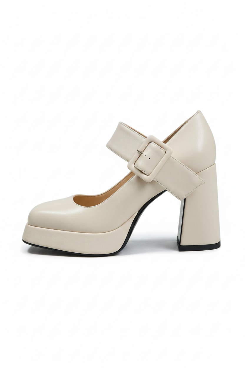 Claudia | Women's Pointed Toe Kitten Heel Pumps in White