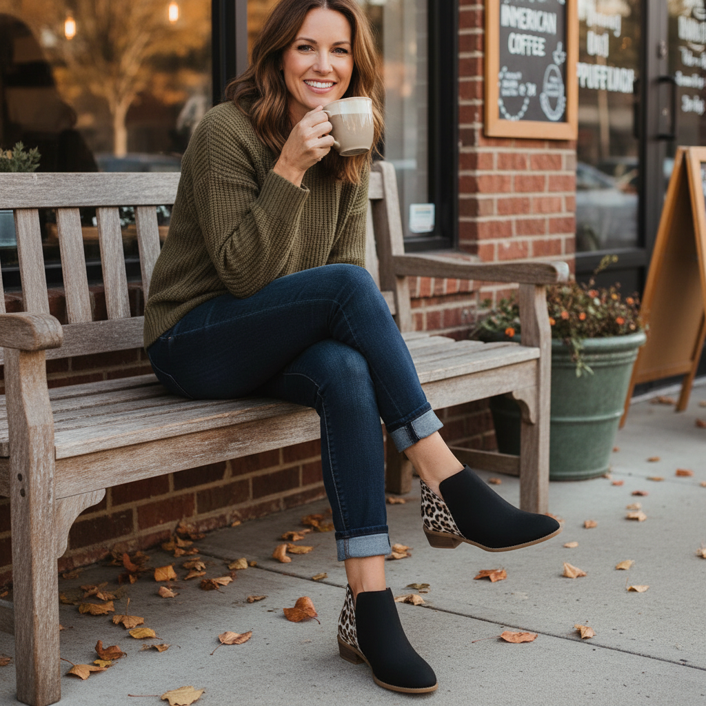 Elyzandra | Women's Side Zip Wide Width Ankle Boots