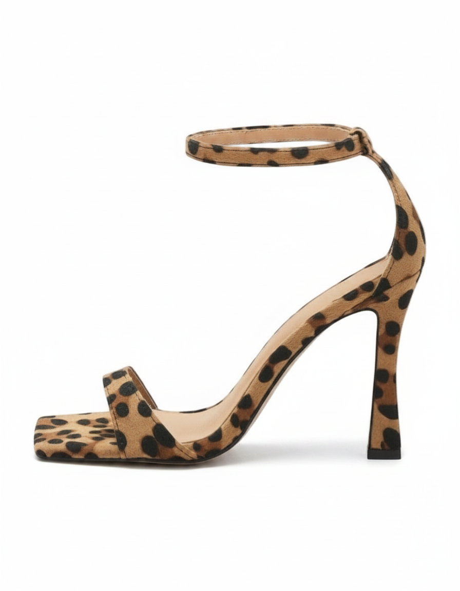 Evalisse | Women's Open Toe Block Heel Pumps