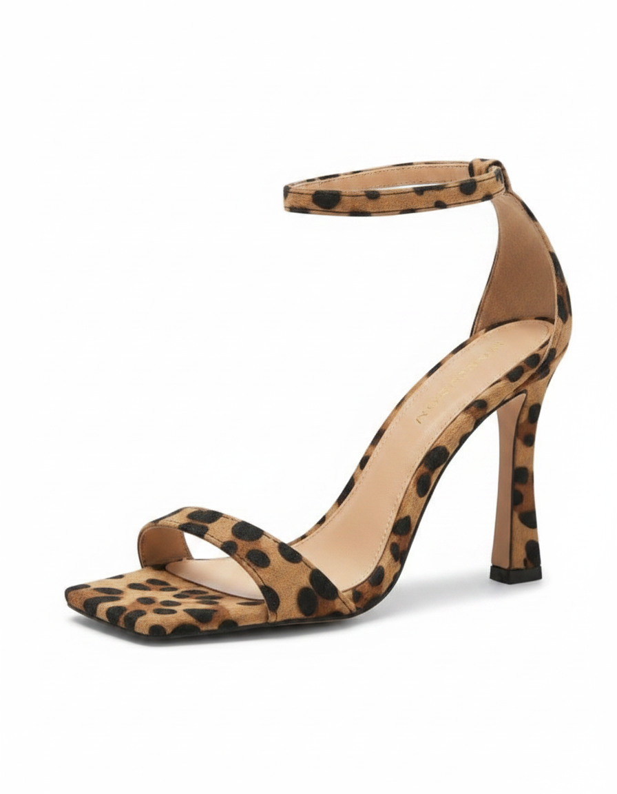 Evalisse | Women's Open Toe Block Heel Pumps