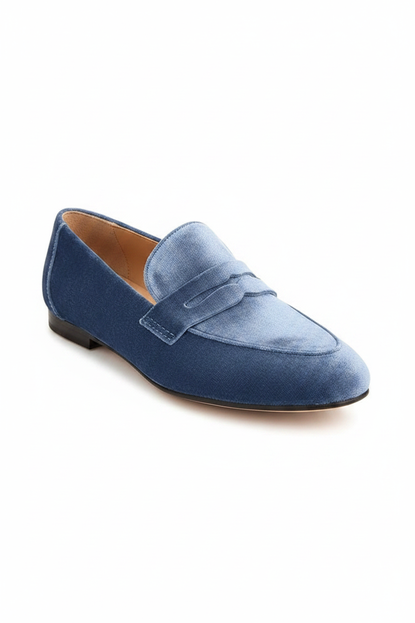 Helena | Women's Classic Velvet Slip-On Loafers