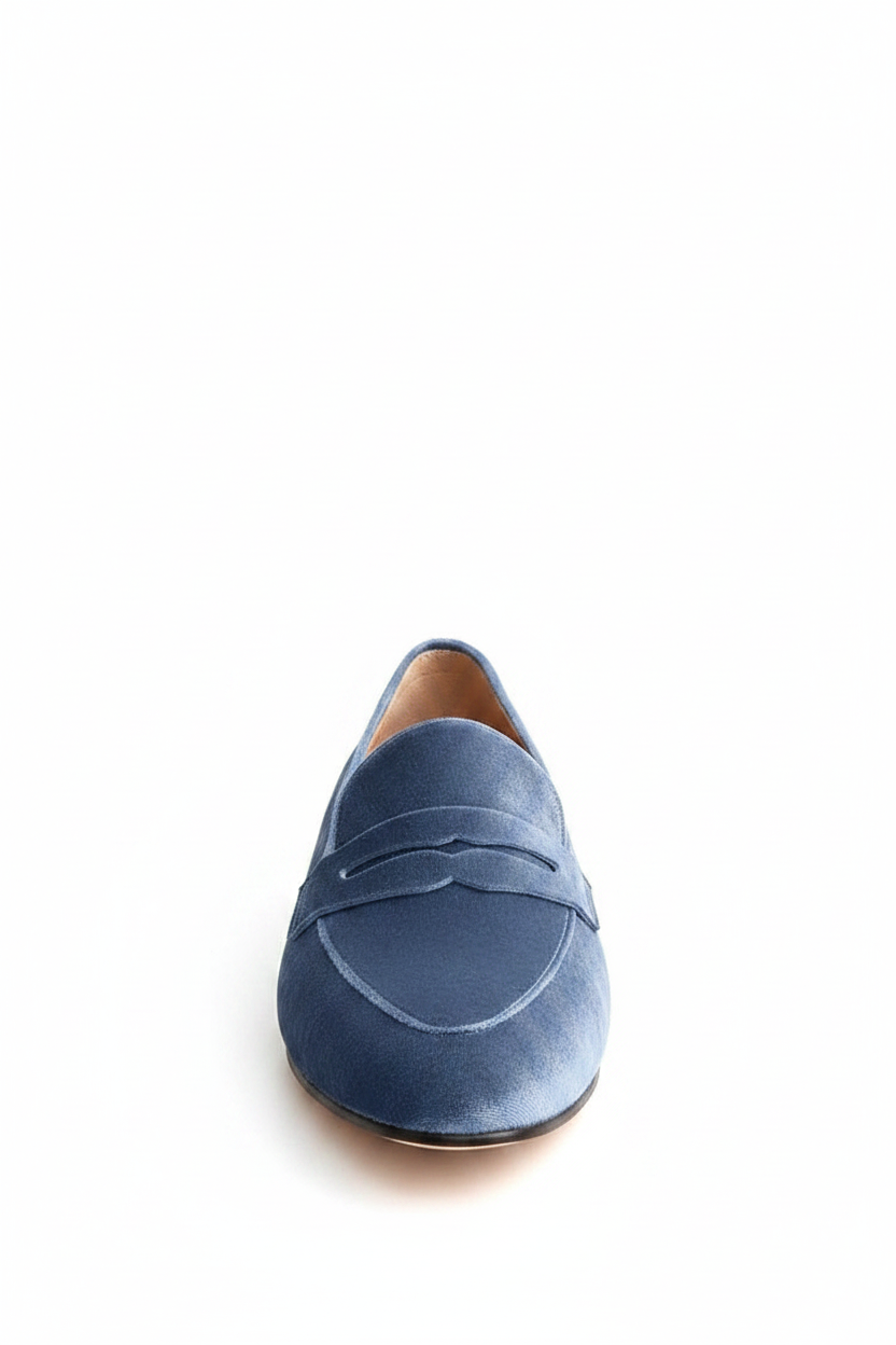 Helena | Women's Classic Velvet Slip-On Loafers