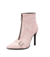 Zia | Women's Buckle Strap High Heel Booties