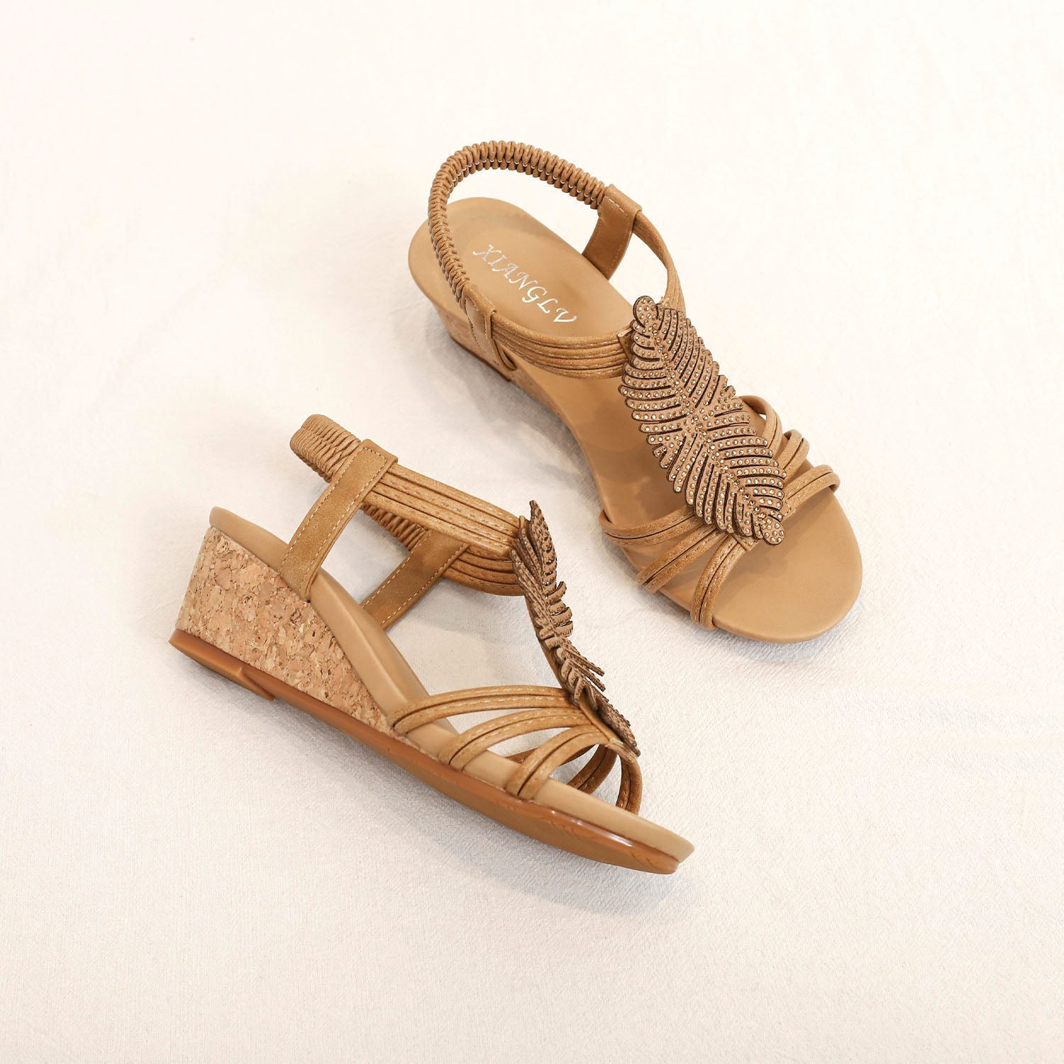 Ophelia Feather Sandals