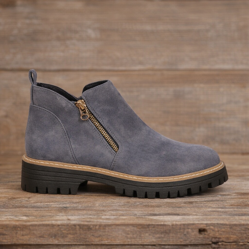 Liora | Women's Suede Knee High Heeled Boots