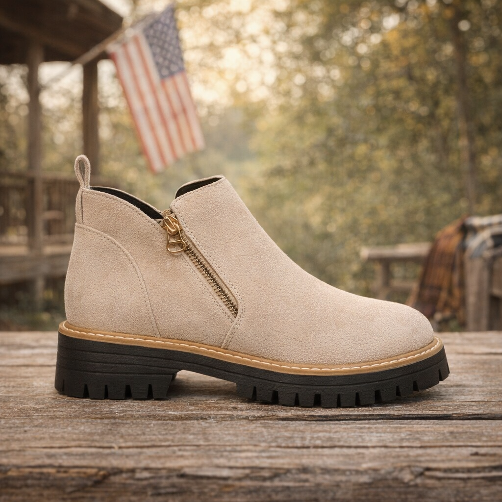 Liora | Women's Suede Knee High Heeled Boots