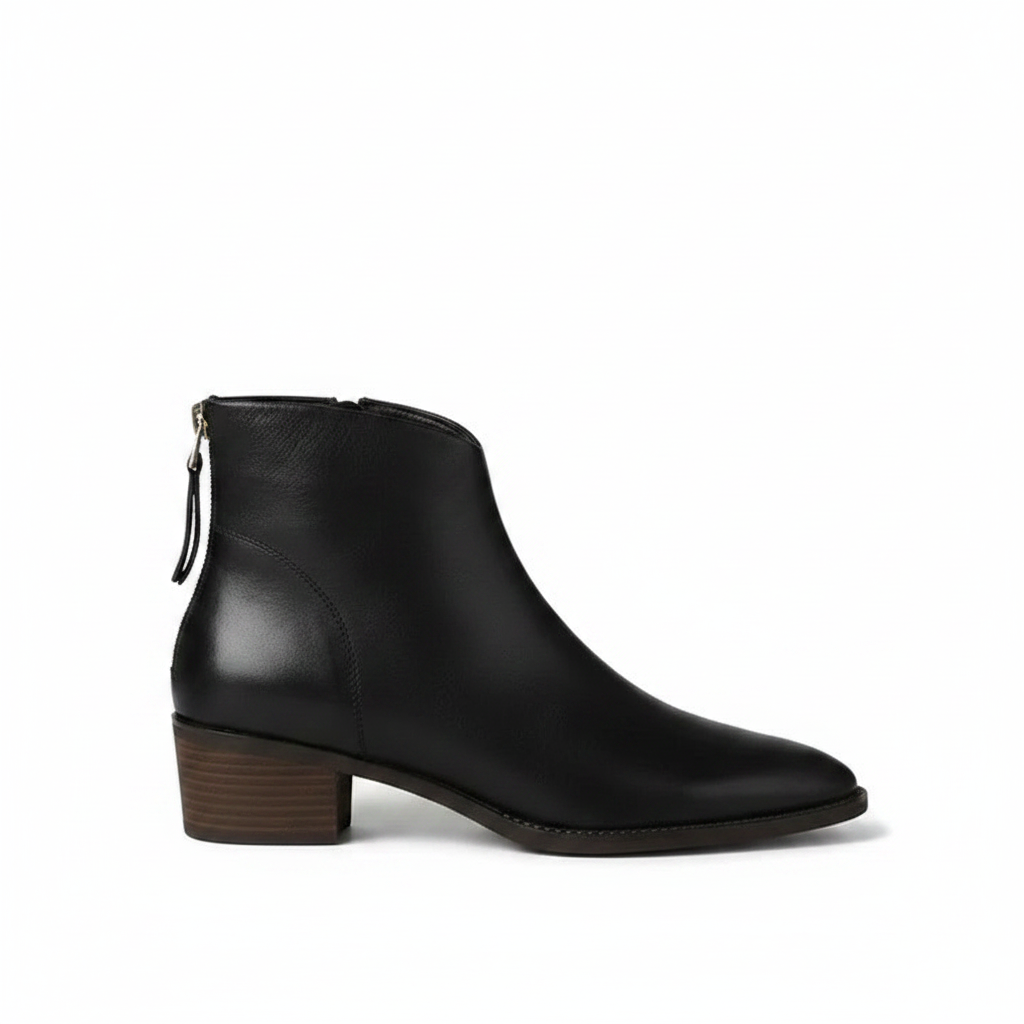 Lissie | Women's Square Toe Block Heel Ankle Boots