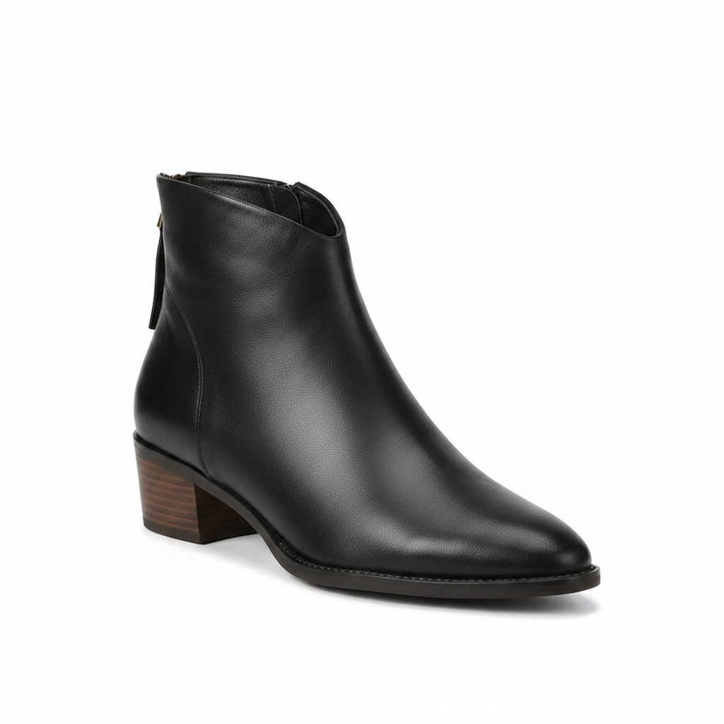 Lissie | Women's Square Toe Block Heel Ankle Boots