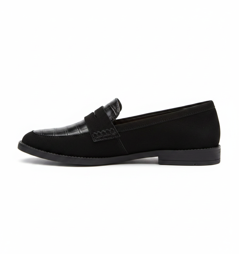 Mariluz | Women's Leather Slip-On Loafers
