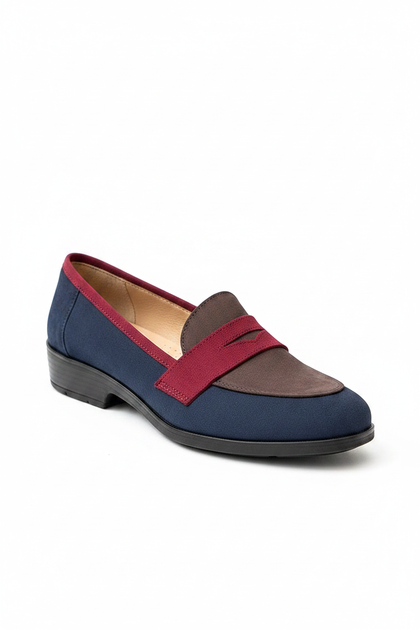 Mirabel | Women's Color Block Slip-On Loafers