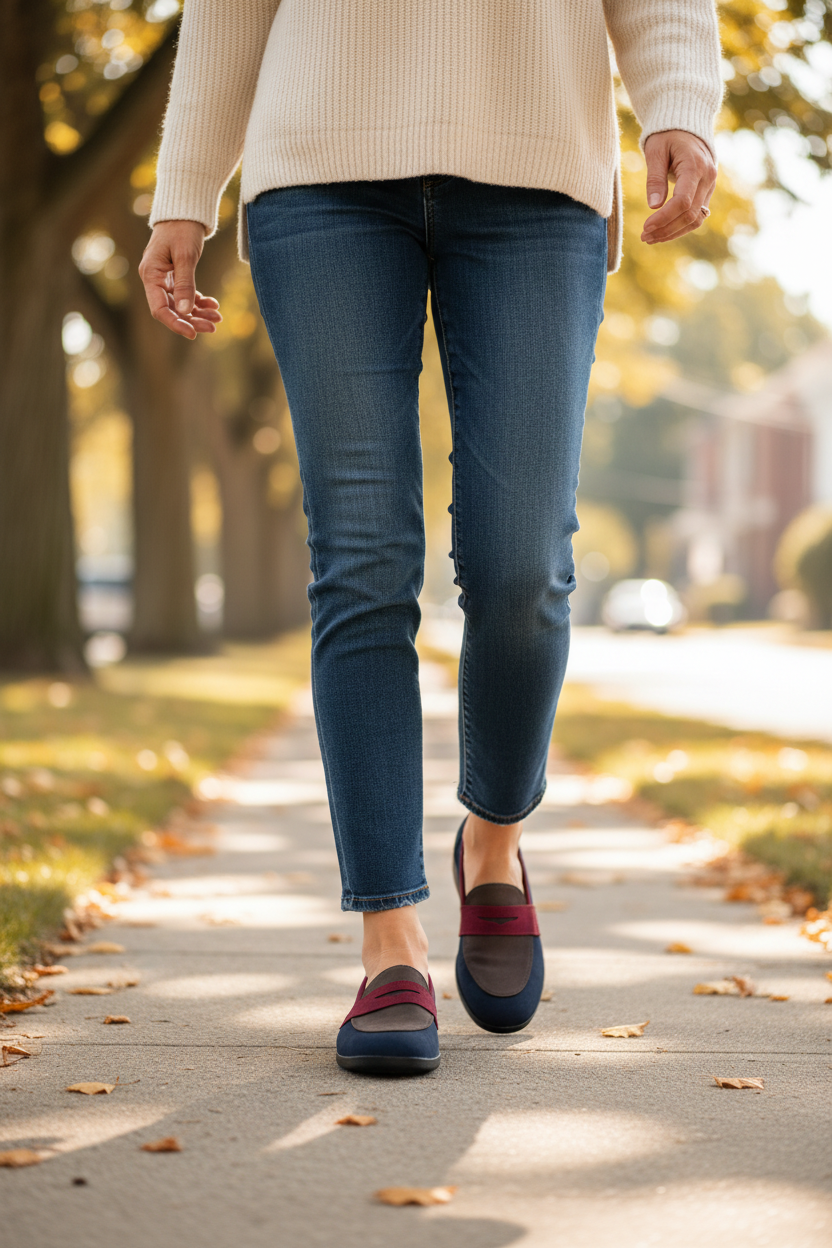 Mirabel | Women's Color Block Slip-On Loafers