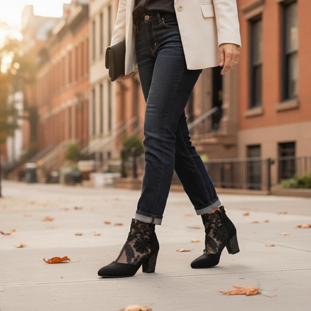 Norene | Women's Wide Width Open Toe Block Heels