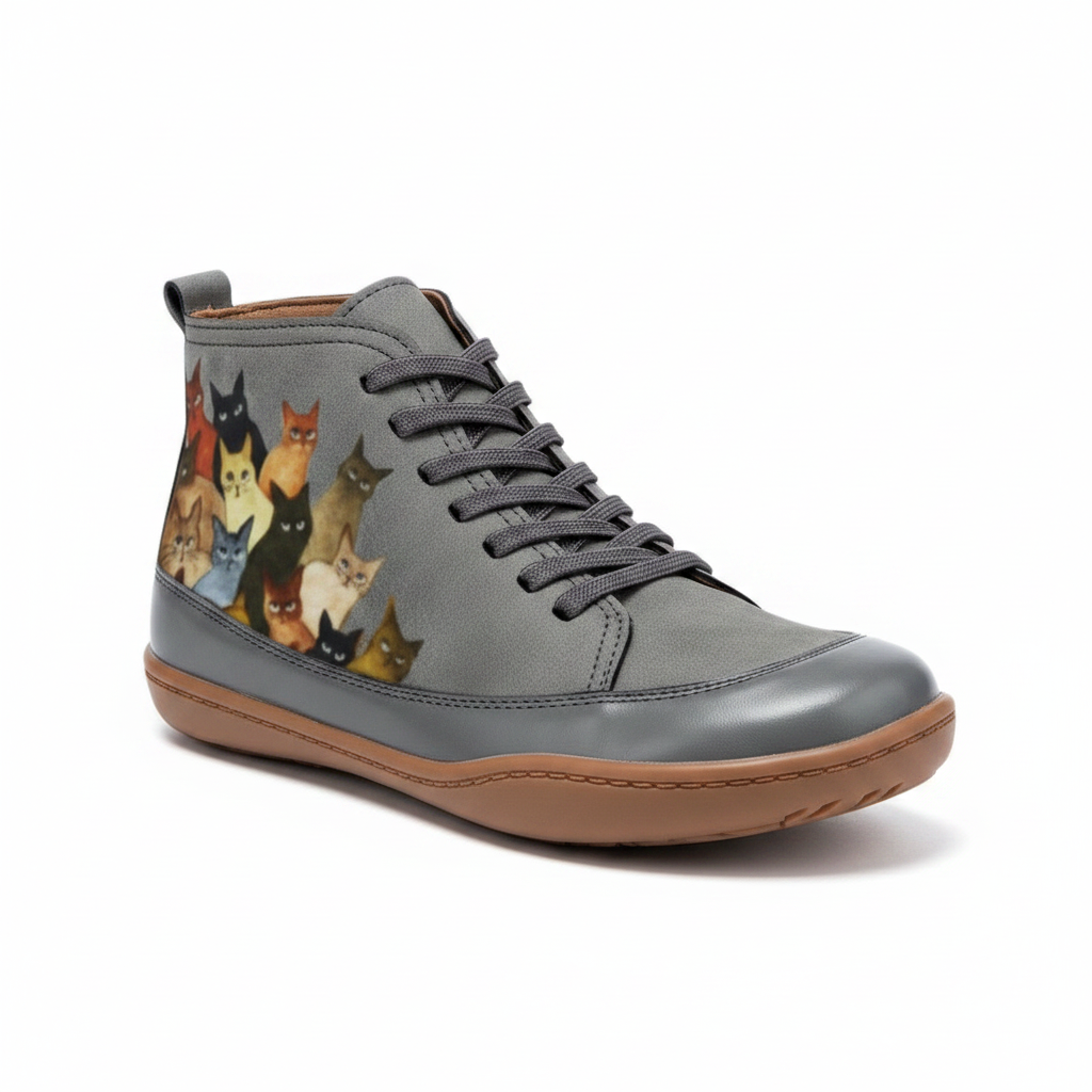 Nyrra | Women's Wide Fit Zip-Up Ankle Boots