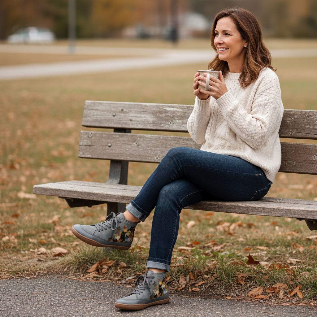 Nyrra | Women's Wide Fit Zip-Up Ankle Boots