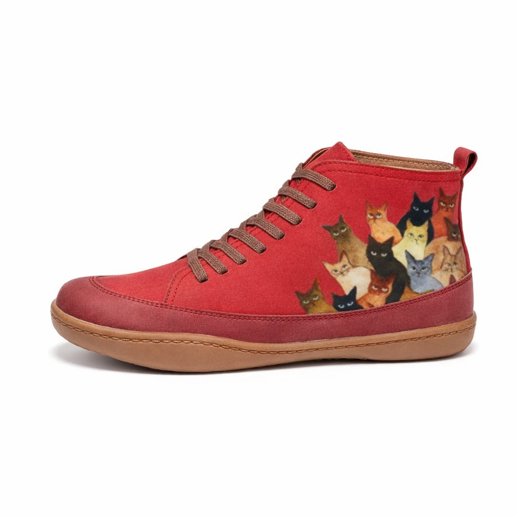 Nyrra | Women's Wide Fit Zip-Up Ankle Boots