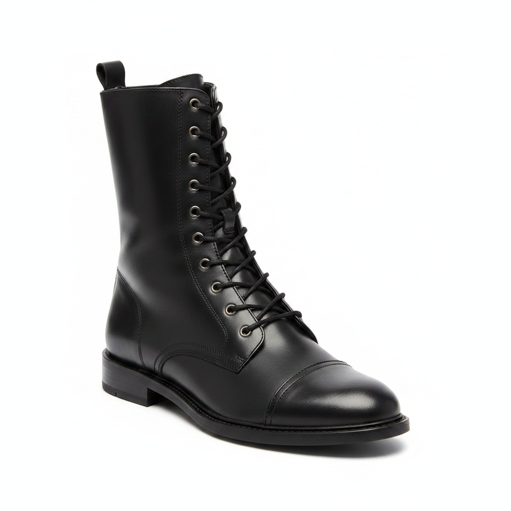 Rosalyndra | Women's Block Heel Lace-Up Ankle Boots