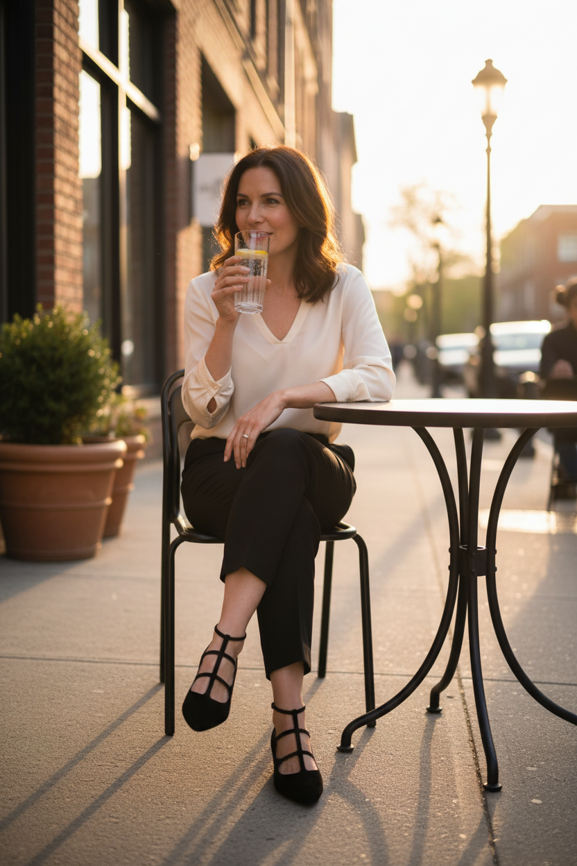 Sorelle | Women's Classic Block Heel Pumps in Nude