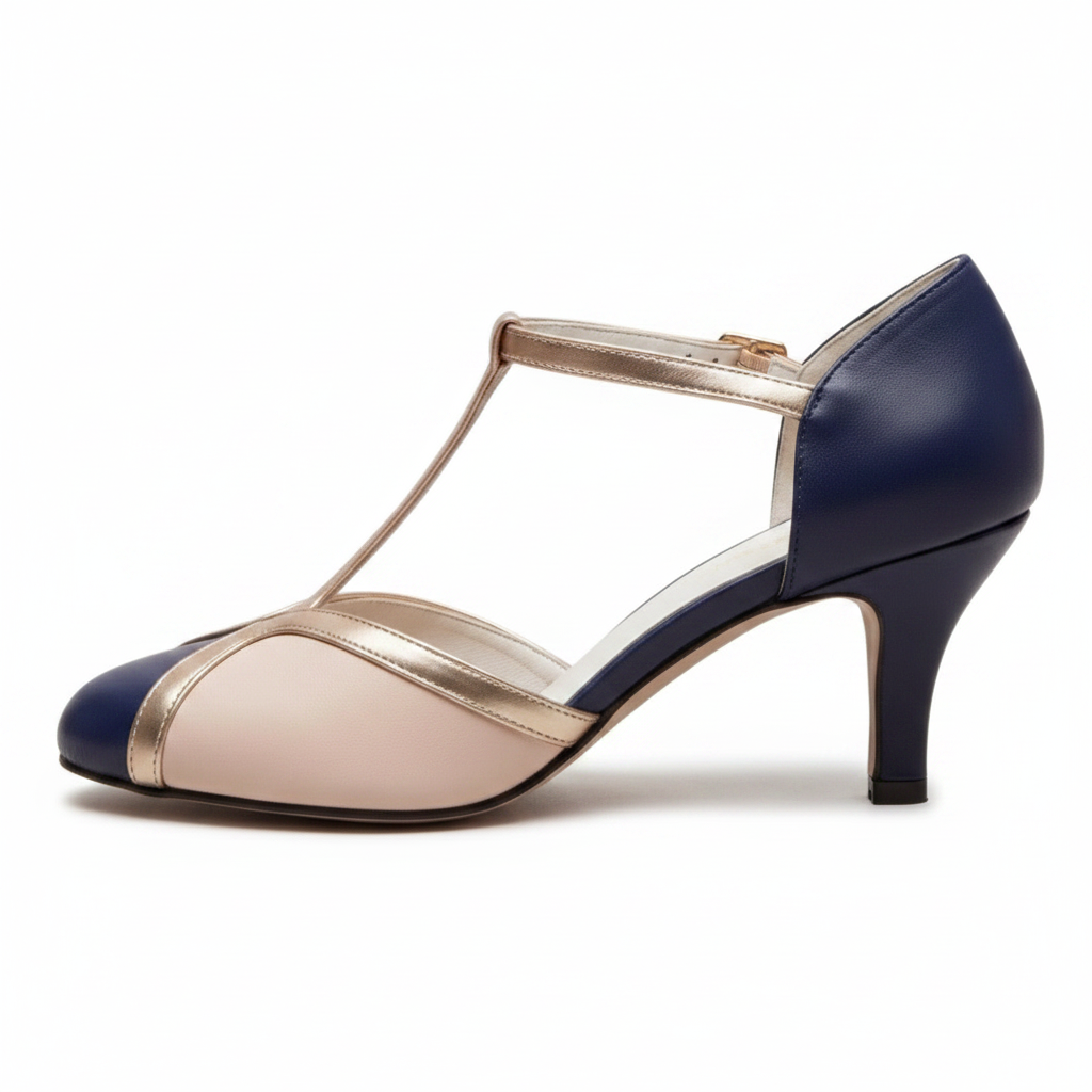 Tazariah | Women's T-Strap Block Heel Sandals