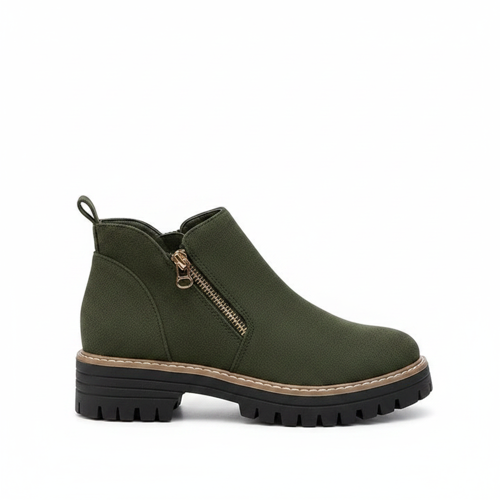 Thalyanna | Women's Comfort Lace-Up Wide Ankle Boots