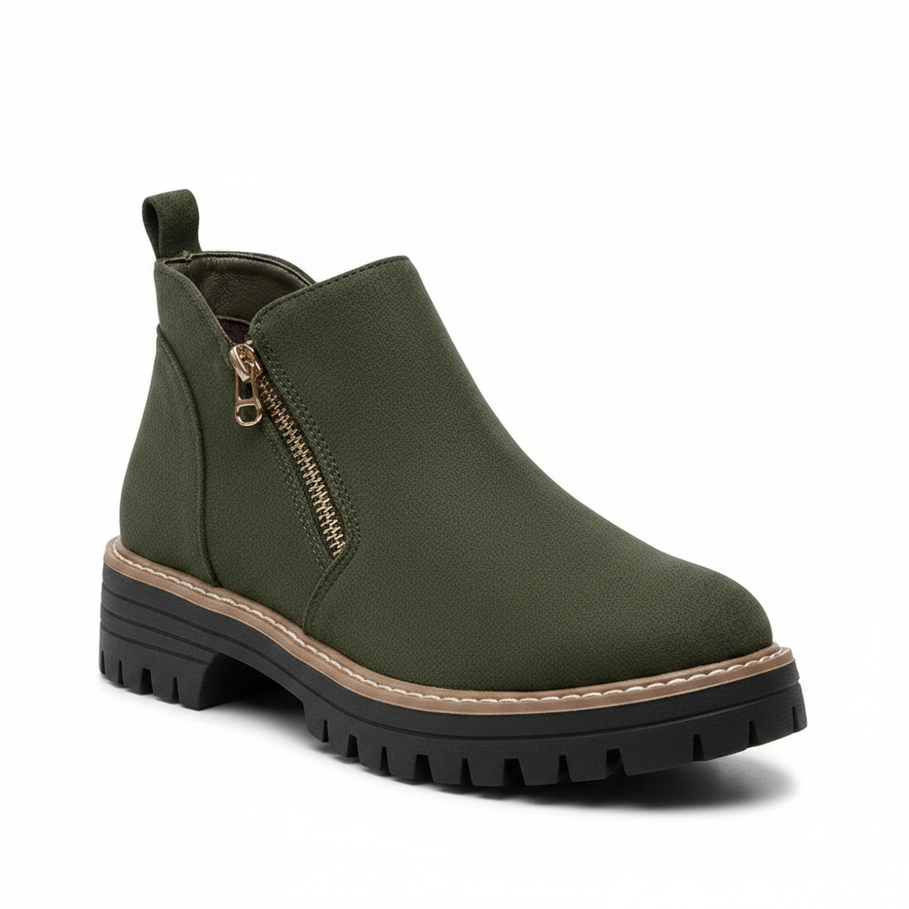 Thalyanna | Women's Comfort Lace-Up Wide Ankle Boots