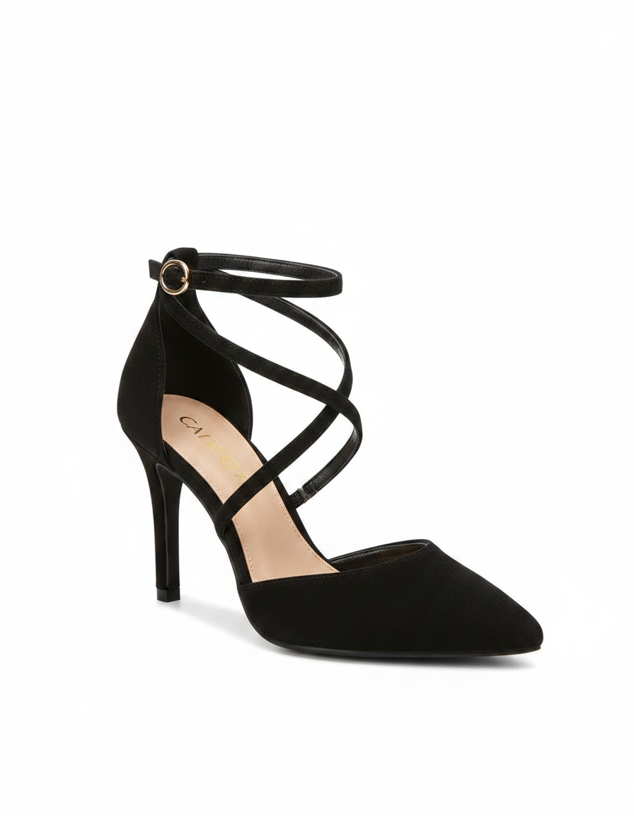 Veylah | Women's Open Toe Block Heel Pumps
